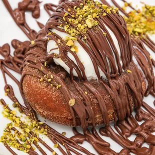 Pistachio Chocolate Donut