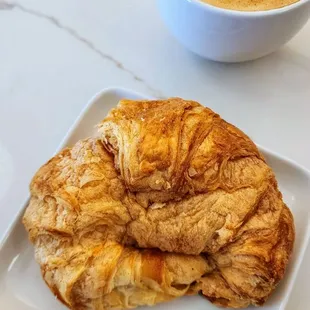 Butter Croissant and Cortado