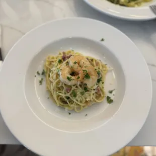 Shrimp Carbonara