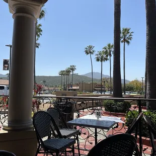 View from the patio