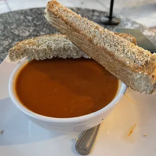 Tomato Bowl Of Homemade Soup