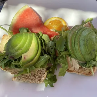 Hummus Avocado Toast