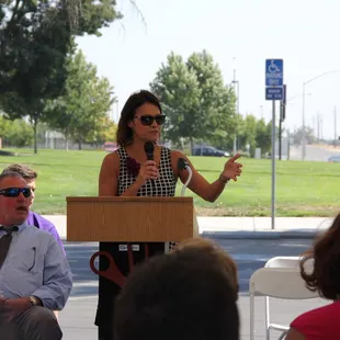 Leslie McGowan, CEO at Ribbon Cutting Event