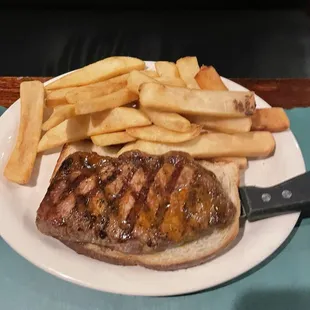 New York steak sandwich