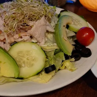 Half order of Livingstone&apos;s Salad with no onions and extra ranch.