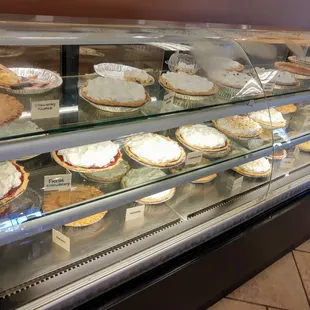 Pie selection at Livingston's Diner