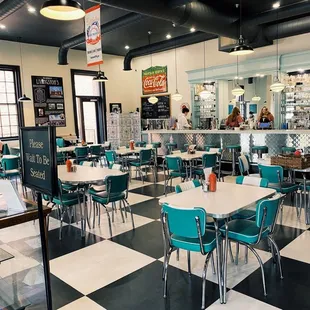 Inside of the restaurant