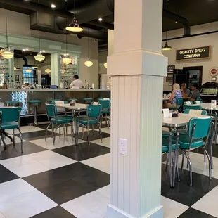 Dining area and espresso bar