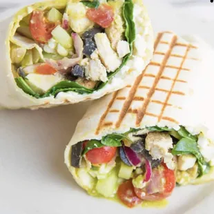 Try our awesome Greek Wrap