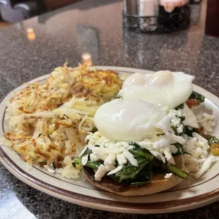 Greek egg Benedict