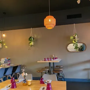 Indoor dining area