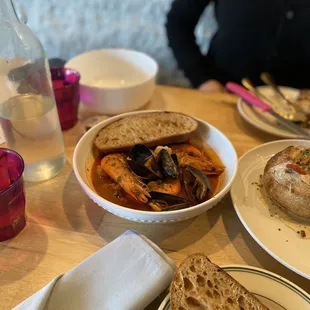 I forgot but it was just a bunch of seafood lol it was so good though!