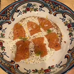 Salmon Crudo