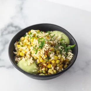 Charred Corn with Cilantro Aioli, &apos;parm&apos; and parsley