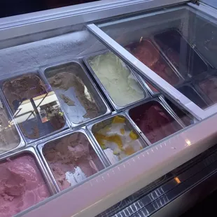 Turkish coffee, Mango sticky rice, Strawberry cream pie, and Biscoff were really good!