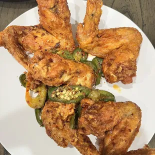 4 piece jalapeño wings.