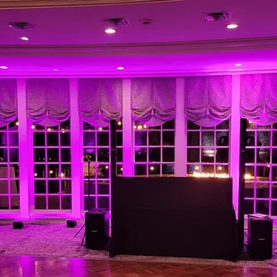 Uplighting in The Regency Room at The Williamsburg Inn