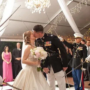 Beautiful Military Wedding at Jasmine Plantation.