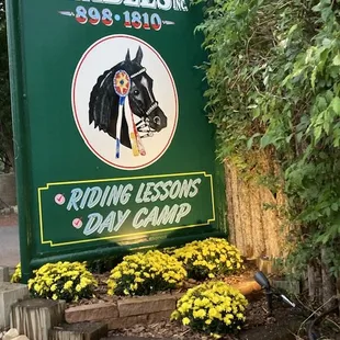 Entry into business They have very nice landscaping and flowers.