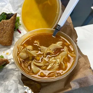 BBQ Chicken Noodle Soup - Soup of the day