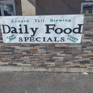 Daily food specials