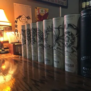 Game of Thrones: Single Malt Scotches.