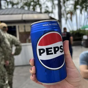a can of pepsi