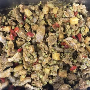 PORK AND PEAS (Menudo)