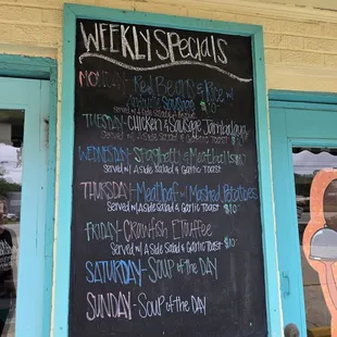 Weekly Specials