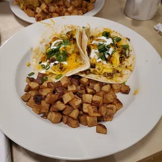 BREAKFAST TACOS