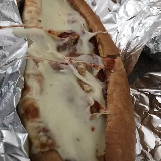 Meatball Parmigiana Sandwich