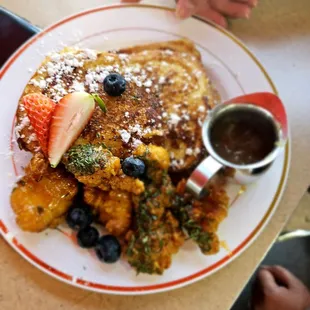 Chicken and french toast