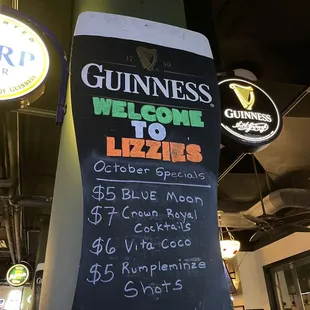 Great drink specials!!