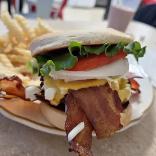 Bacon Double Burger. Nom nom! A delicious thing of beauty.
