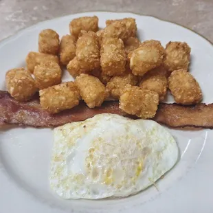 All this and a biscuit with gravy (not shown but still delicious) as part of the 1-1-1 breakfast