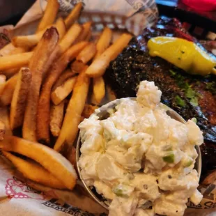 a plate of food