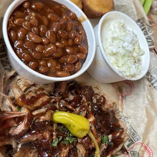 Smoked Pulled Pork Dinner