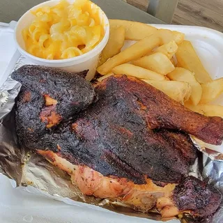 Smoked Half Chicken Dinner