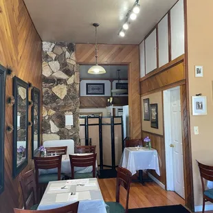 the interior of the restaurant