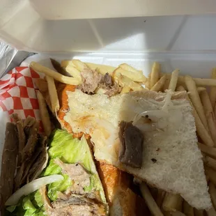 Pan con lechón supposedly