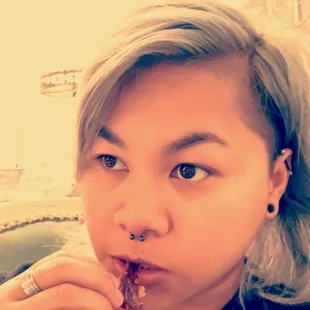 Jerky and me eating it lol