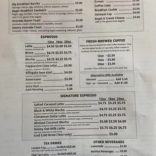 Flatbread, Coffee's ,BLTs wraps, breakfast burritos,