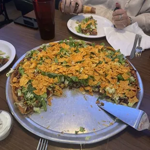 Taco pizza