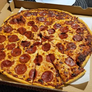 The 28 dollar burnt pizza deal.
