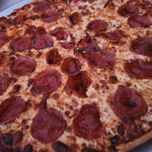 Pepperoni pizza