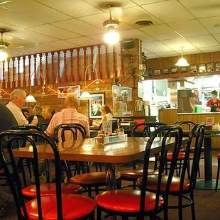 The front dining area