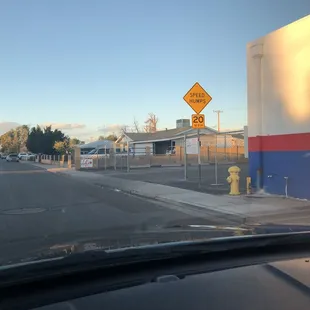Miller street entrance view, very misleading.