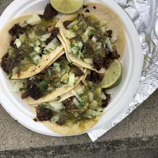 Beef cheek tacos