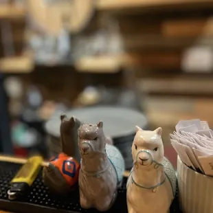 Salt and pepper shakers