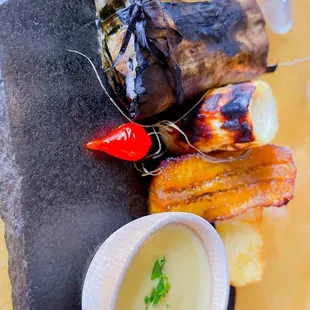Peruvian Fish Wrapped in Banana Leaf